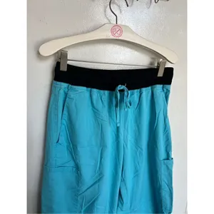 Scrubstar Turquoise Scrub Pants Woman’s Size Small thumbnail 4