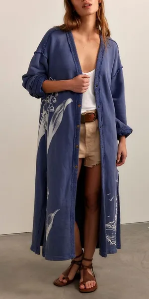 Free people Dutch maxi cardi new XS thumbnail 1