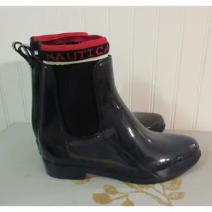 Nautica navy rain boot sz 8 NWOB thumbnail 2