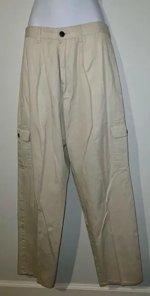 Women's VTG Cargo Pants Beige 6 Casual Khaki thumbnail 1