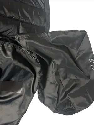 UNIQLO Ultra Light Down Black Puffer Jacket Zipper Front Womens Size XL thumbnail 7