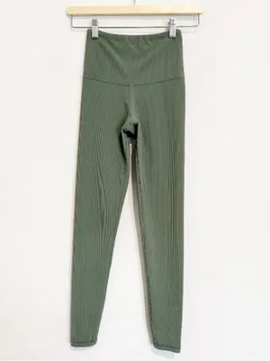 Strut‎ This Kendall Ribbed Leggings Small Athleisure Minimalist Clean Girl Gym thumbnail 2
