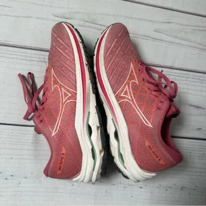 Mizuno Womens Wave‎ Inspire 18 Running Shoes Rosette Snow White Women Sz 10 US thumbnail 5