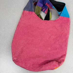 Kathmandu Imports Bag Womens OS Multicolor Embroidered Bird Hobo Sling Cotton thumbnail 2