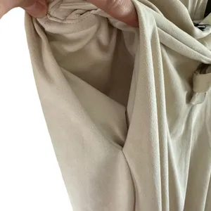 One by Chapter One NWT Cream Suede Jogger Pants Large‎ thumbnail 4