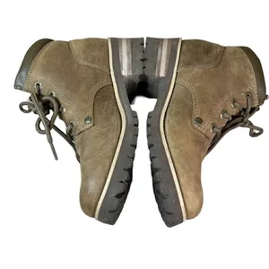‎Skechers Brown Leather Lace Up Ankle Boots thumbnail 4
