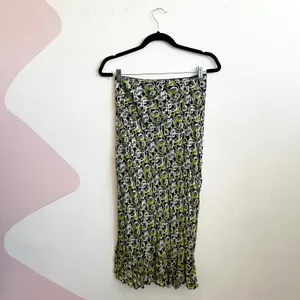 Style & Co Y2K Maxi Skirt‎ 2000s Abstract Boho Long Skirt Women's Flowy Sz 4 thumbnail 3