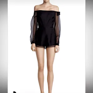 Dazy Silk Romper Black Sz XS thumbnail 13