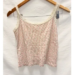 Brandy Melville Skylar Heart Lace‎ Tank Japan Exclusive Tank Made in Italy thumbnail 2
