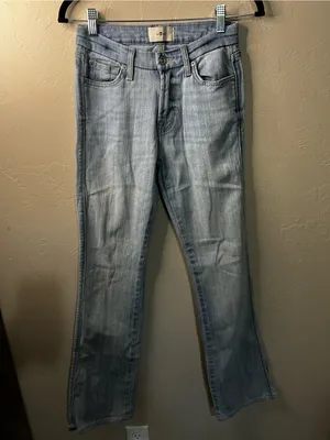 7 For All Mankind Kimmie Bootcut Light Wash Stretch Cowgirl Western Denim Jeans thumbnail 2