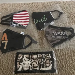 Brand new face mask set of 5 thumbnail 1