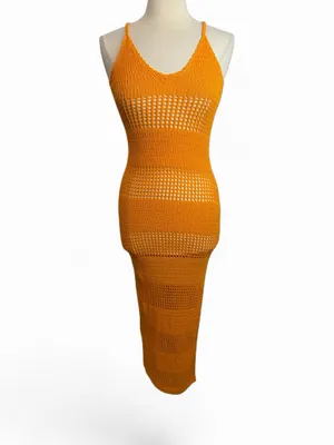 NWOT L*SPACE Kalea‎ Crochet Maxi Dress, S/M thumbnail 4