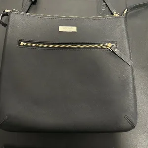 Kate Spade Black Crossbody Bag with Gold Accents thumbnail 1