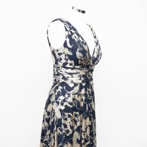 Betsy & Adam - Foil Print Sleeveless Mesh Gown‎ thumbnail 9