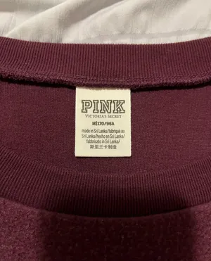 PINK Victoria’s Secret Burgundy Sweatshirt thumbnail 3
