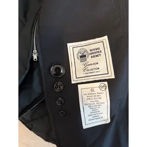 Black‎ Trench Coat Women 6L Military thumbnail 4