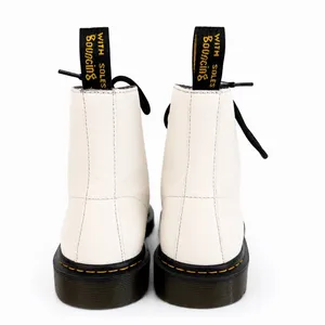 Dr Martens Luana White Leather AirWair Combat Boots Women's US 10 thumbnail 4