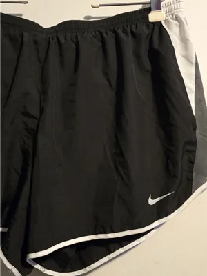 Nike Black Athletic Shorts with White Trim thumbnail 6
