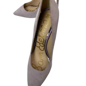 Sam Edelman Women's Brown Suede Slip On Pointed Toe Stiletto Heels Dress Shoes 7 thumbnail 9