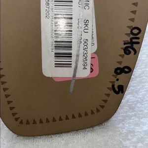 Dolce Vita Tan and Cream Heeled Sandals with Sculptural Heel thumbnail 13
