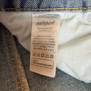 Edikted Ribbon Washed Low Rise Baggy Jeans Size XL thumbnail 7