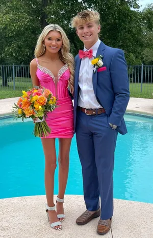 Sherri Hill Dress Homecoming Pink thumbnail 1