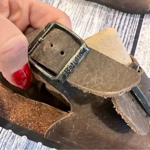 Birkenstock Betula Milano Brown Leather Sandals thumbnail 3