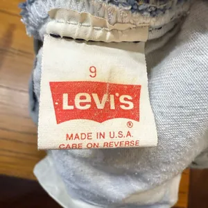 Vintage Levis 501 Women 9 Acid Wash High Rise‎ Tapered Jeans17501-0109 thumbnail 4