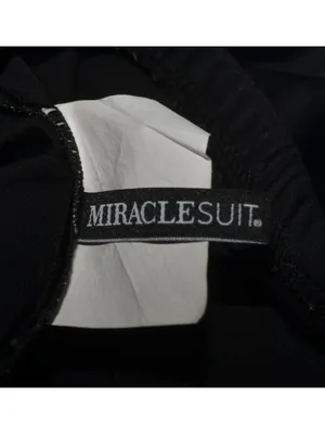 Miraclesuit Black Swim Skirt Bottom Size 8 Slimming Tummy Control thumbnail 4