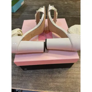 Kate Spade Paradisi Heeled‎ Pump Dress Sandals Size 8.5 NIB in Optic White! thumbnail 6