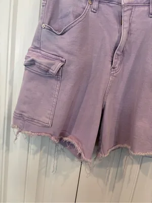 Special a purple cargo jean shorts size medium thumbnail 3