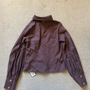 NWT Retro Stage Brown Women's button down Size 4 thumbnail 4