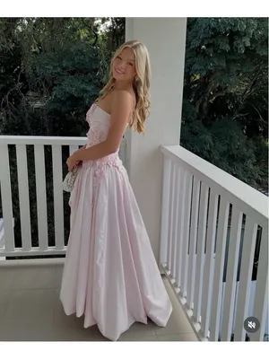 Aje Splendour Flower Applique Gown Pastel Pink Bubble Hem AU 14 US 10 Wedding thumbnail 6