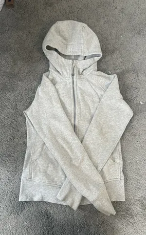 Grey Lululemon Scuba Full-Zip Hoodie 6 thumbnail 1