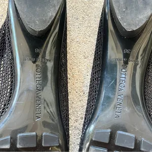 Bottega Veneta ATOMIC Net Heel Pump EUC 36 thumbnail 13