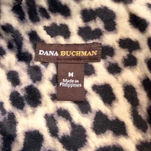 Dana Buchman Leopard Print Hooded Utility Jacket Tan Black Size M Rainjacket thumbnail 7