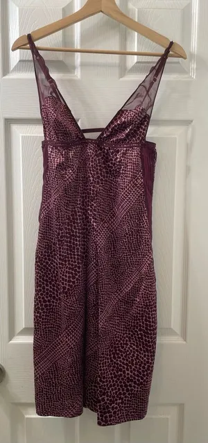 Victoria’s Secret Animal‎ Print Slip Dress size medium thumbnail 1