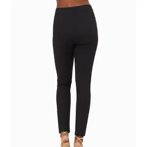 Spanx Polished Ankle Slim Pants Classic Black High-Rise Waist Shapewear Trousers thumbnail 2