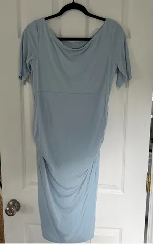 Asos Maternity Pale Blue Dress Size 8 thumbnail 1