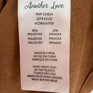 Another Love Demi Dress Womens S Brown Faux Suede Boho Minimalist Western Earthy thumbnail 8