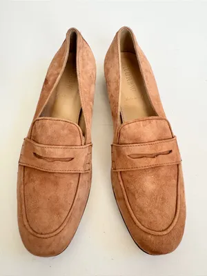 Jcrew brown leather loafers Size 6 Made In Italy NEW thumbnail 3