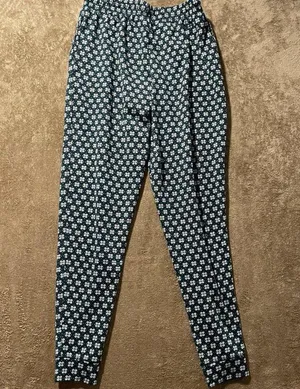 Cuddl Duds Pajama Set Womens Sz XS Apres Ski Evergreen Pockets Pants Long Slv thumbnail 5