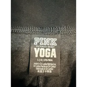 Victoria Secret Pink Yoga Strap Ankle Leggings Woman’s Grey Size Large thumbnail 7