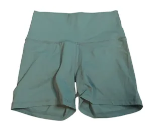 ECHT Arise Scrunch Shorts Teal Blue High Waisted Athletic Gym Shorts Small thumbnail 1