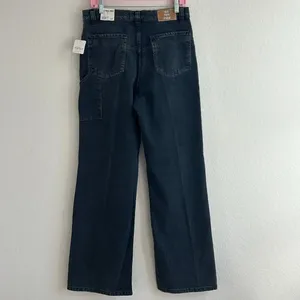 We The Free Tinsley Baggy High-Rise Straight Leg Black Denim Jeans Sz 29 NWT thumbnail 4