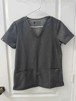 Figs Casma Scrub Top™ Graphite (Size XS) thumbnail 6