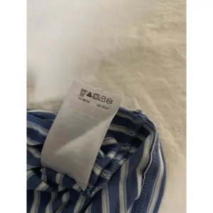 Columbia Womens Size L Top Activewear Blue White Striped V-neck Athletic Top thumbnail 8