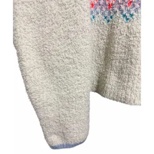 ANTHROPOLOGIE Pilcro Selene Sweater Neon Fair Isle Print Women's Size‎ Medium thumbnail 7