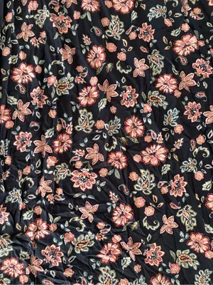 GAP Navy Maxi Dress with Pink Floral Print thumbnail 3