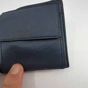Coach Signature C Bifold Wallet Charcoal Pink Coated Canvas thumbnail 6